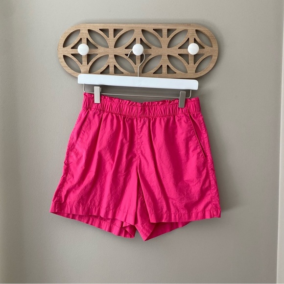 Old Navy High Rise Pull On Shorts Pink Sz Small - Picture 1 of 4